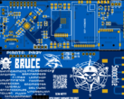 布鲁斯 PCB v1 Smoochiee 效果图（图片来源：PCBWay）