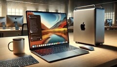 MacBook Pro 预计将在今年年底或明年年初开始采用 M4 芯片。(来源：DALL-E）