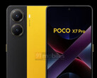 小米将推出 Poco X7 Pro，回归其标志性的 Poco 黄色。(图片来源：91mobiles - 已编辑）