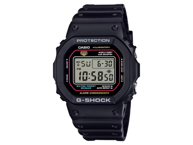 卡西欧 G-Shock DW5600RL-1。(图片来源：卡西欧）