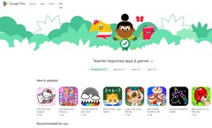 Google Play 的儿童版块（图片来源：Own）