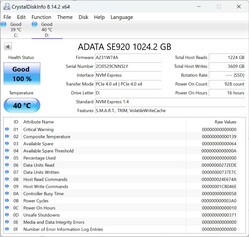 ADATA SE920 支持 PCIe 4.0 x4