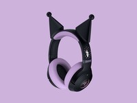 Razer Kuromi 系列 Kraken Kitty V2 耳机（图片来源：Razer）