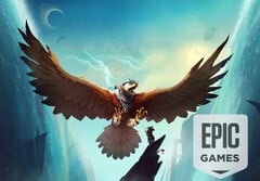 Falconeer 现在可以在 Epic Games Store 免费下载并无限期保留。(图片来源：Tomas Sala / Epic Games Store - 已编辑）