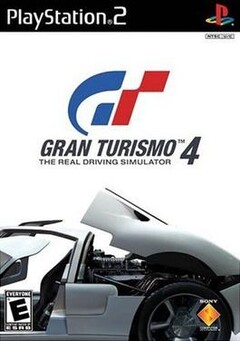 Gran Turismo 4（跑车浪漫旅 4）》北美零售包装盒（图片来源：亚马逊