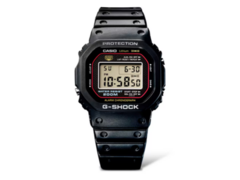 卡西欧 G-Shock DW-5000R-1AJF 的设计与最初的 DW-5000C（上图）相似。(图片来源：卡西欧）