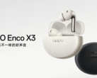 OPPO Enco X3 无线耳机。(图片来源：OPPO）