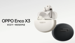 OPPO Enco X3 无线耳机。(图片来源：OPPO）