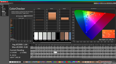 校准前的 ColorChecker