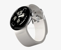 Pixel Watch 3 XL 不会像Apple 或三星的大型智能手表那样大。(图片来源：@OnLeaks &amp;amp;Android Headlines)
