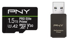 PNY 推出高性能 PRO Elite Prime microSD 卡和 Performance Prime 读卡器。(图片来源：PNY）