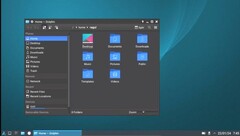 Artix Linux 桌面（图片来源：GeeksforGeeks）