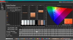 校准前的 ColorChecker