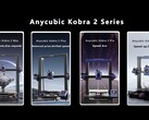 Anycubic Kobra 2 系列的四种新型号在速度和制造量上各不相同（图片来源：Anycubic）