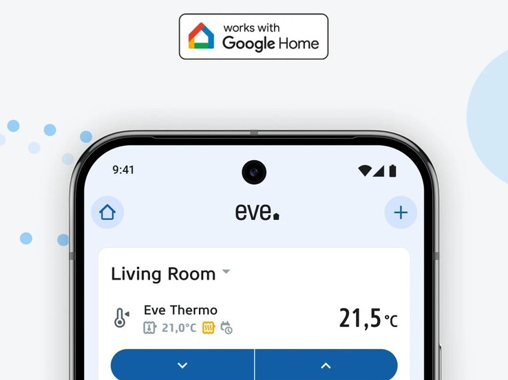 Eve for MatterAndroid 应用程序可与 Google Home 实现无缝设置（图片来源：Eve）