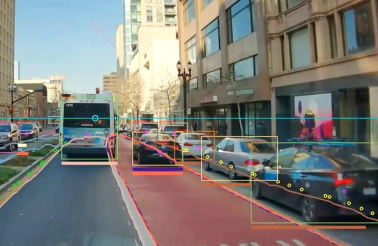 洛杉矶地铁公司利用人工智能视觉技术自动检测公交线路沿线违章停放的车辆并开出罚单（来源：HaydenAI）
