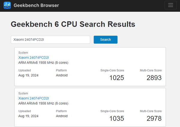 (图片来源：Geekbench）