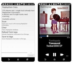 foobar2000 移动界面（来源：Google Play）