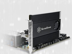 ECM40：PCIe 卡。(图片来源：SilverStone）