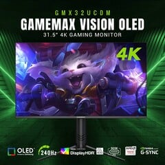 QD-OLED 游戏显示器市场又添新成员（图片来源：GAMEMAX）