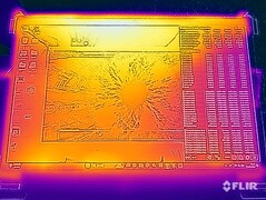 表面温度应力测试（前）。