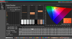 校准后的 ColorChecker