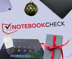 小米 Pad 和Apple iPad 有多种配色可供选择。Galaxy Tab 只有米色和石墨色（图片来源：Notebookcheck/Unsplash - 已编辑）