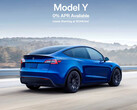 Model Y 贷款利率现在为零（图片来源：特斯拉）