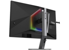 AOC Agon Pro AG246FK6 的背面采用了 Light FX RGB 灯光。