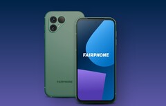 苔绿色的 Fairphone 5 是一款特殊的社区版。(图片来源：Fairphone）