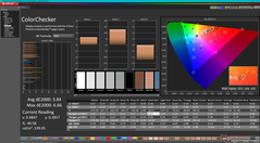 校准前的 ColorChecker