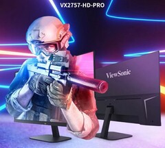 ViewSonic 最新的 27 英寸游戏显示器价格实惠。(图片来源：ViewSonic）