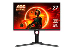 AOC Q27G3XMN 采用 1440p 和 180 Hz 面板，宽 27 英寸。(图片来源：AOC）