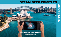 Valve 已开始在澳大利亚销售 Steam Deck（图片来源：Valve）