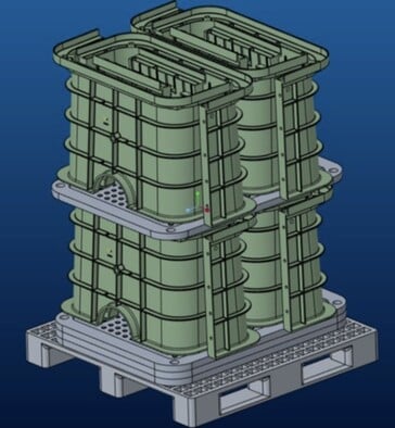 新增压器基础示意图