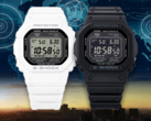 卡西欧 G-Shock GW-5000HS-7ER 和 G-Shock GW-5000HS-1ER（从左到右）。(图片来源：卡西欧）