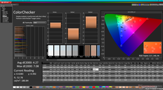 校准前的 ColorChecker