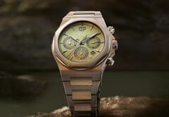 Girard-Perregaux Laureato Chronograph Aston Martin Edition 搭载 GP03300 机芯（图片来源：GP芝柏表）