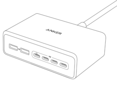 Anker Prime 充电器（200W、6 端口、氮化镓）是一款全新的桌面配件。(图片来源：u/joshuadwx via Reddit）