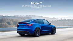 Model Y 0% APR 融资利率史无前例（图片来源：特斯拉）