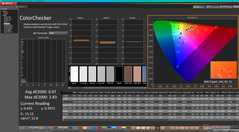 校准后的 ColorChecker