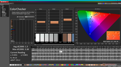 校准后的 ColorChecker