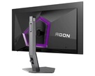 AOC AG276QKD 的背面有可定制的 RGB 灯光，增添了 