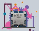 AMD Ryzen 9000 CPU 阵容目前有四款处理器。(图片来源：Notebookcheck、Pixabay，经编辑）