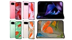 Pixel 9 Pro Fold 预计将晚于其他谷歌新手机上市。关于上市时间的新信息已经浮出水面，并辅以无水印的媒体图片。(图片来源：@MysteryLupin）