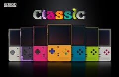 Retroid Pocket Classic 的设计让人想起 Game Boy Color。 图片来源：GoRetroid