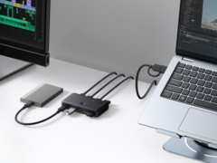 新款 Anker KVM 切换器提供一系列 USB-C 和 USB-A 端口。(图片来源：Anker）