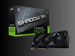 微星 RTX 5070 Ti 16G Shadow 3X（图片来源：微星）