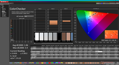 校准后的 ColorChecker