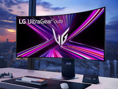 UltraGear OLED 45GX950A 的曲率为 800R。(图片来源：LG）